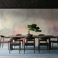 Soft Abstract Mural Wallpaper - room preview 04