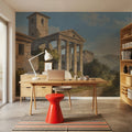The Temple of Hercules in Cori Mural Wallpaper - room preview 04