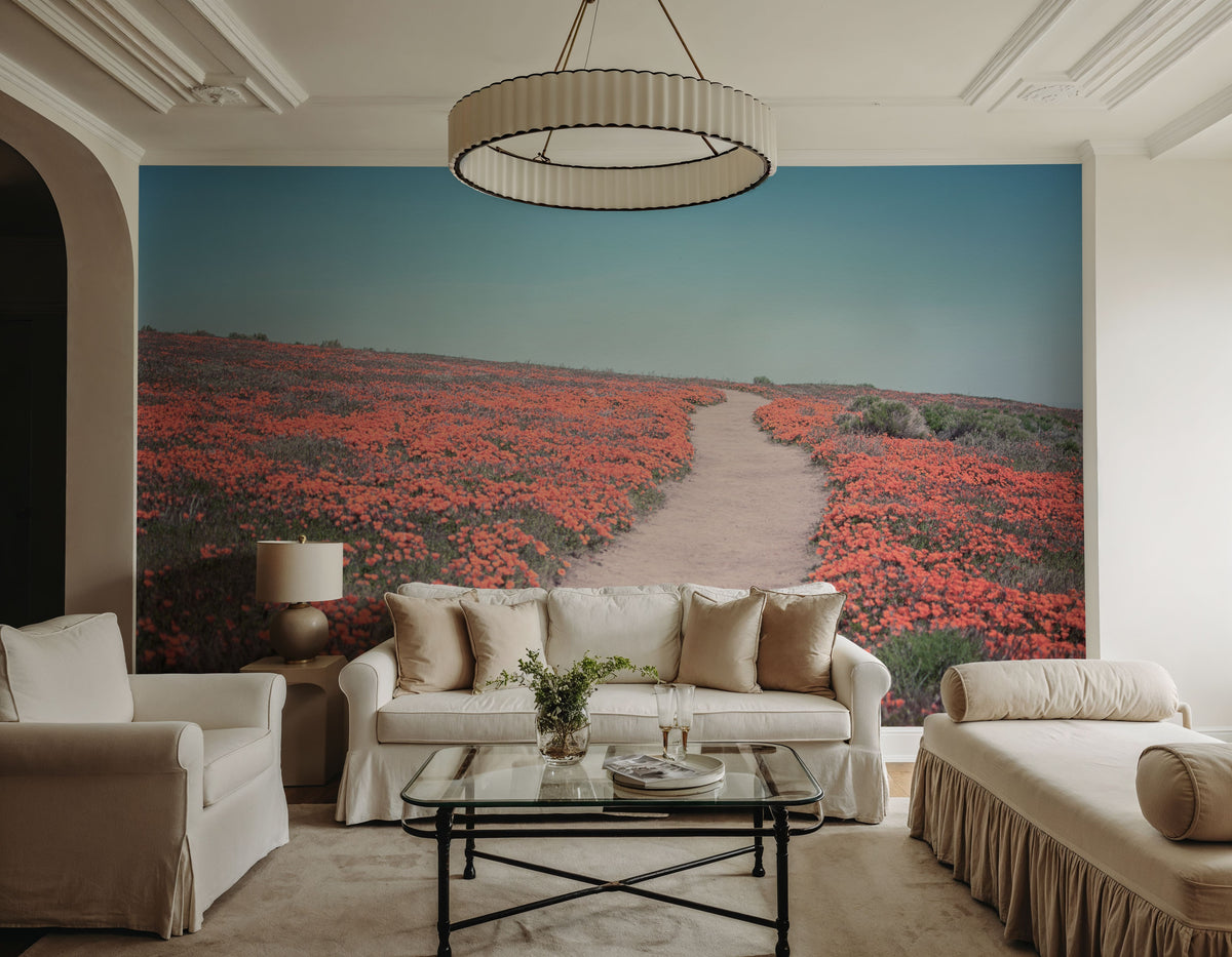 California Blooms IV Mural Wallpaper - room preview 04