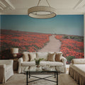 California Blooms IV Mural Wallpaper - room preview 04