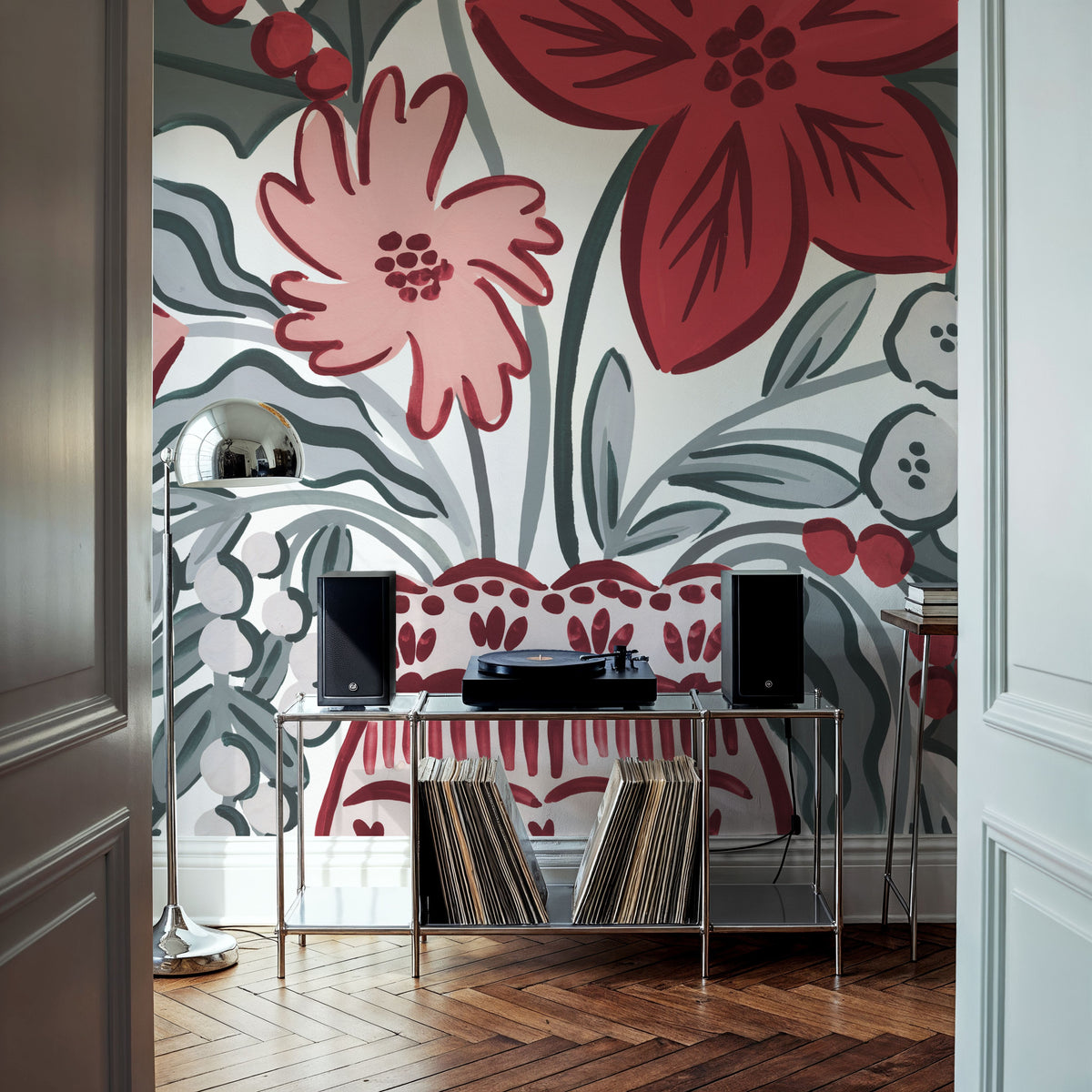 Christmas Reverie VII Mural Wallpaper - room preview 04