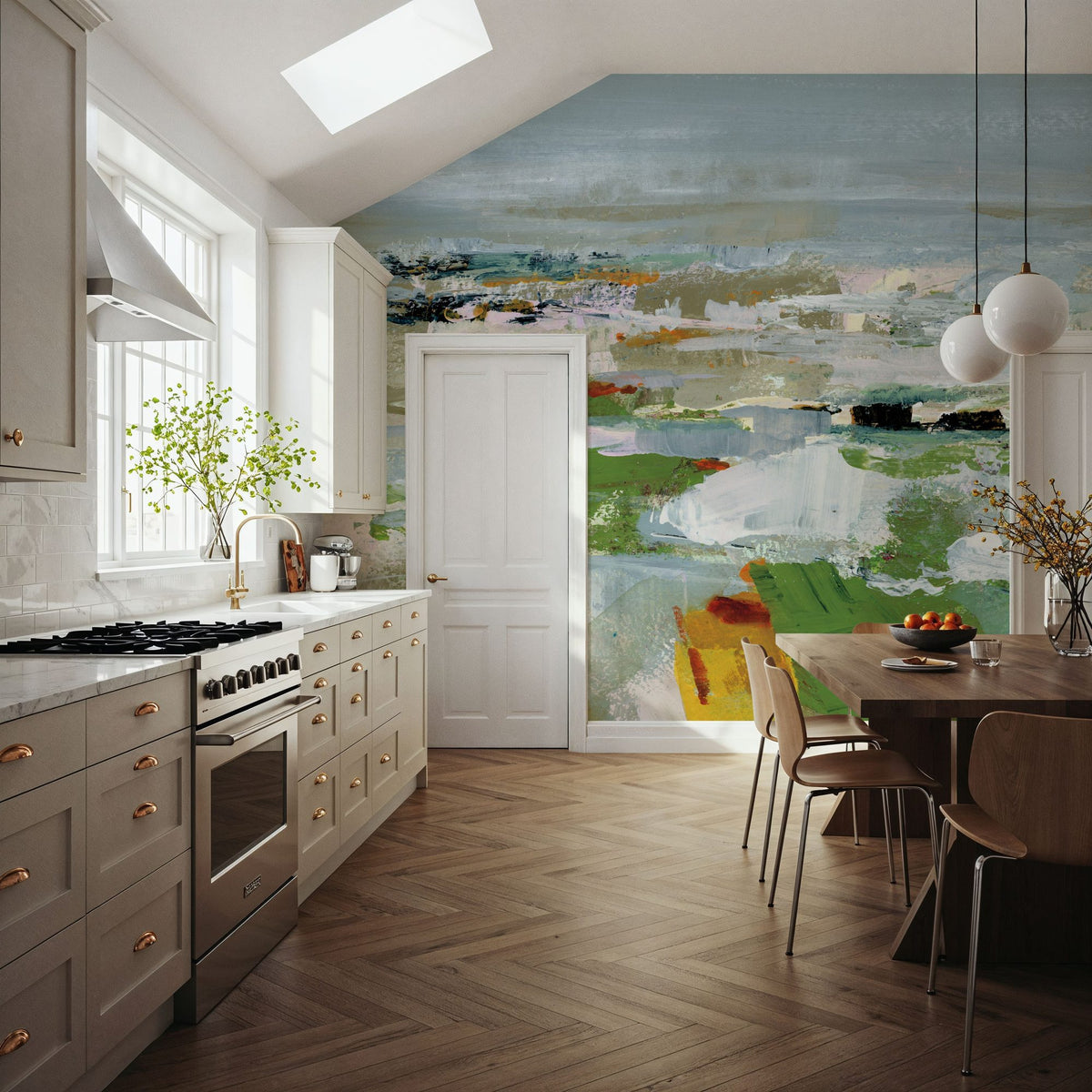 Mossy Shore Mural Wallpaper - room preview 04
