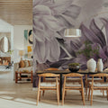 Focus on the Dahlia Red Mural Wallpaper - room preview 04