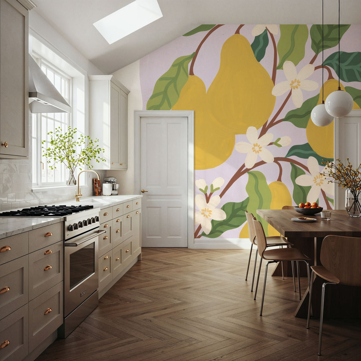 Marche Aux Fruits III Mural Wallpaper - room preview 04