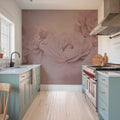 Transcendent Peony, China Rose Mural Wallpaper - room preview 04
