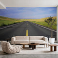 Open Road Horizon Mural Wallpaper - room preview 04