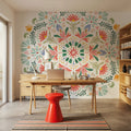 Wild Blooms VII Mural Wallpaper - Light Tone - room preview 04