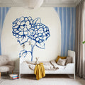 Striped Floral I Mural Wallpaper - room preview 04