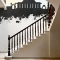 Lilongwe Malawi Skyline Black & White Mural Wallpaper - room preview 04
