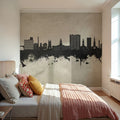 Stockport England Skyline Concrete Mural Wallpaper - room preview 04