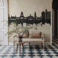 Havana Cuba Skyline Concrete Mural Wallpaper - room preview 04