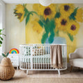 Sunflowers Mural Wallpaper - room preview 04