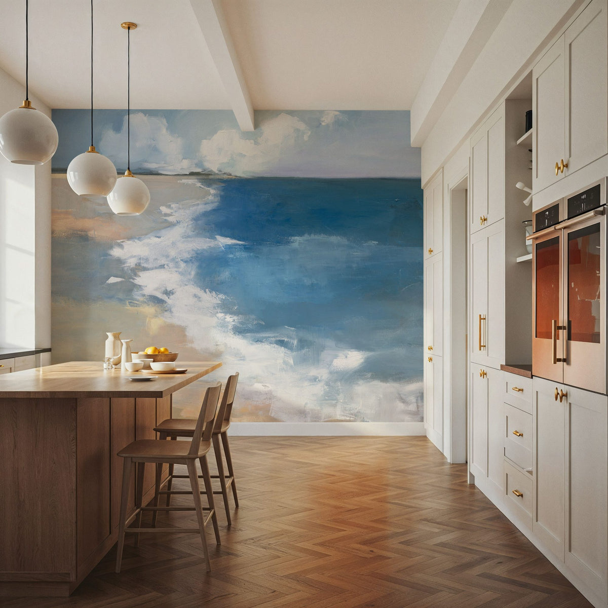 Open Shoreline Mural Wallpaper - room preview 04