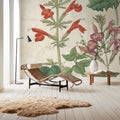 Salvia Florals Vintage I Mural Wallpaper - room preview 04