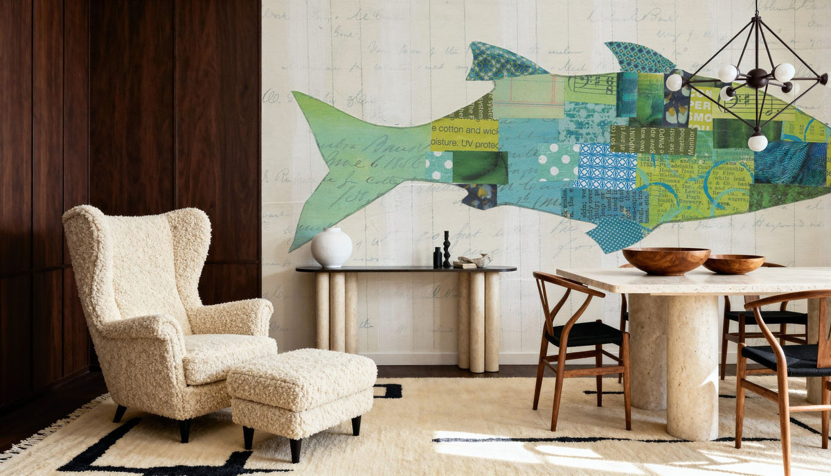 In the Ocean III Mural Wallpaper - room preview 04