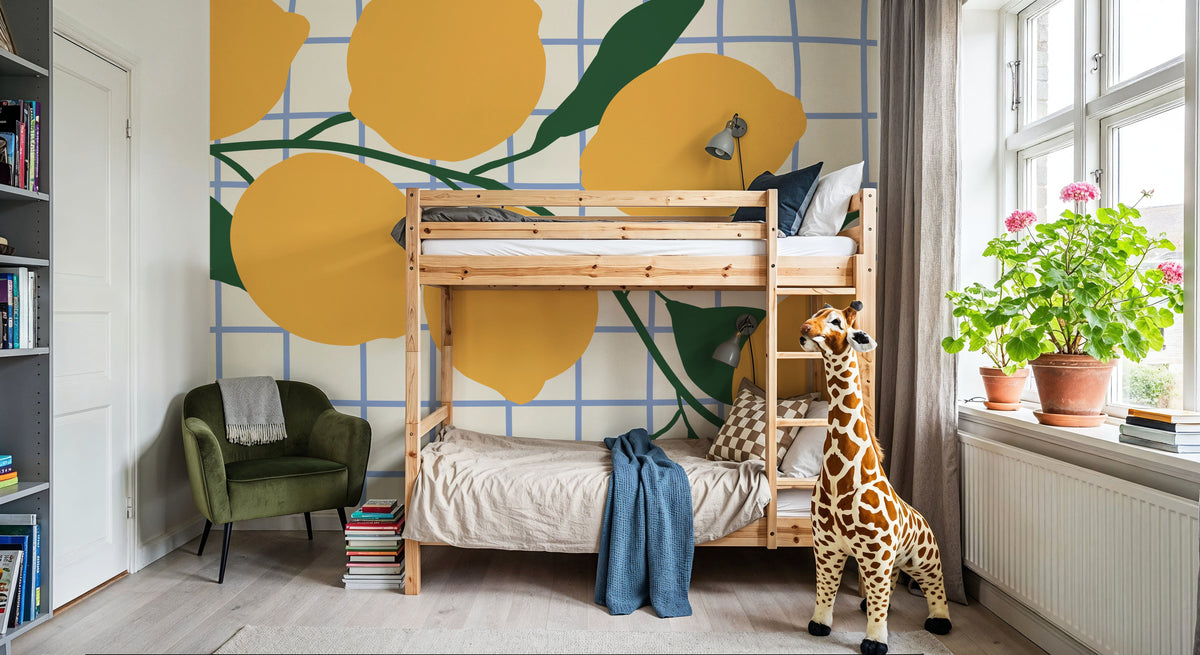 Kitchen Lemons Mural Wallpaper - room preview 04