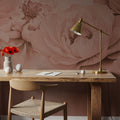 Transcendent Peony, Rose Mural Wallpaper - room preview 04