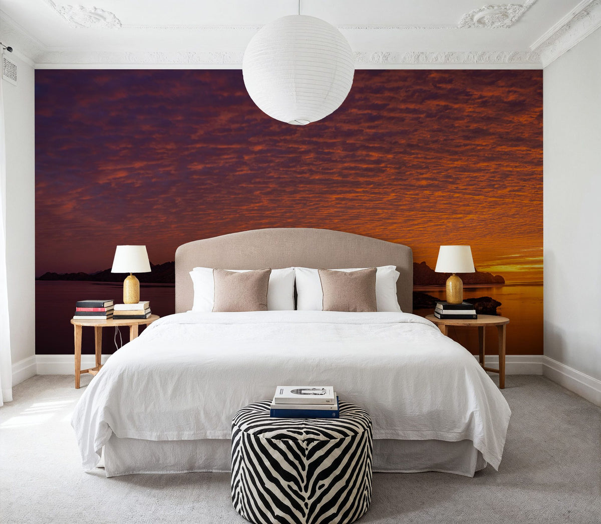 Baja Sunrise Mural Wallpaper - room preview 04