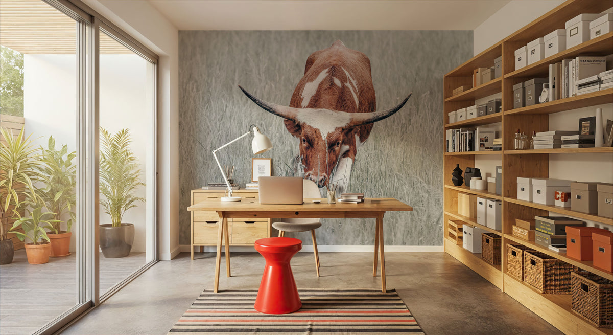 Rainy Pasture II Mural Wallpaper - room preview 04