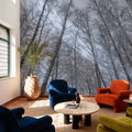 Frosty Trees Mural Wallpaper - room preview 04