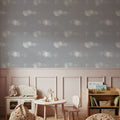 Cloudy Marks Mural Wallpaper - room preview 04