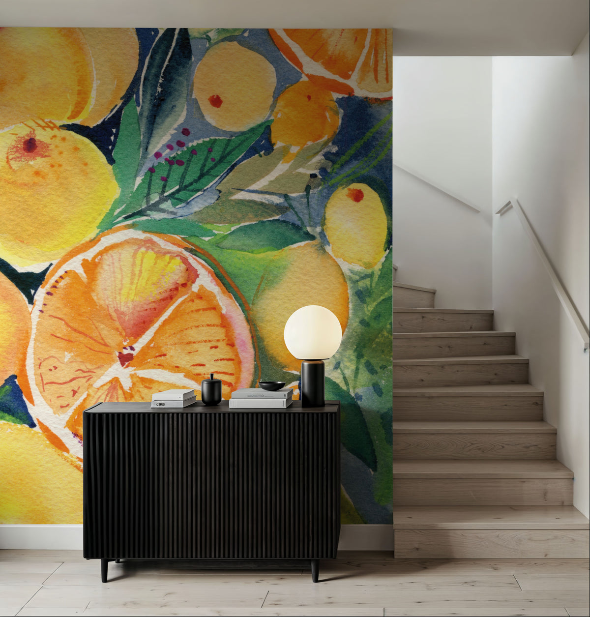 Summery Citrus Mural Wallpaper - room preview 04