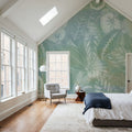 Secret Leaves Mural Wallpaper - Neutral Tone - room preview 04