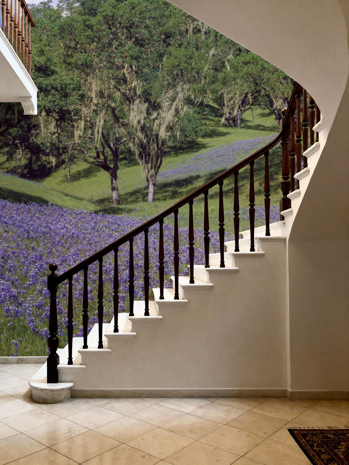Purple Meadow Haven Mural Wallpaper - room preview 04