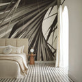 Sepia Palm Mural Wallpaper - room preview 04