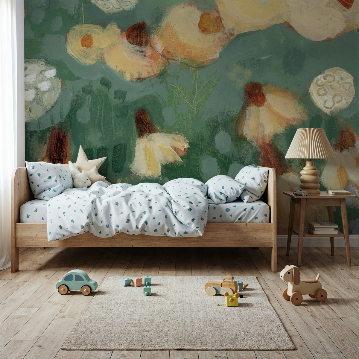 Wildflowers III Mural Wallpaper - room preview 04
