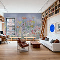 Summer Meadow Mural Wallpaper - Neutral Tone - room preview 04