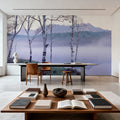 Nagano Birch Mural Wallpaper - room preview 04