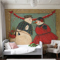 Seasonal Snowman II Mural Wallpaper - room preview 04
