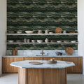 Camouflage Lines Mural Wallpaper - room preview 04