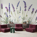Lavender Line Mural Wallpaper - room preview 04