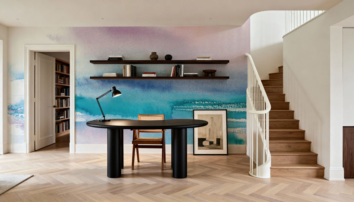 Washed Sunset Mural Wallpaper - room preview 04