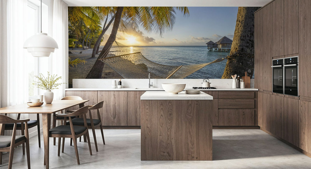 Tikehau Sunset Mural Wallpaper - room preview 04