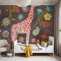 Giraffe of the Jungle Mural Wallpaper - room preview 04