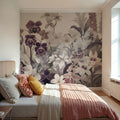 The Tenderness of Orchids, Peach Mural Wallpaper - room preview 04