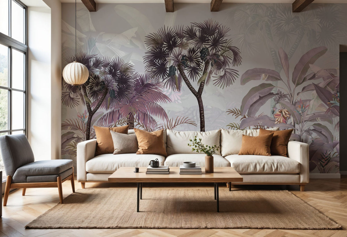 Tropical Forest Strolls Skylight Mural Wallpaper - room preview 04