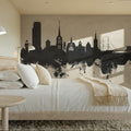 Halmstad Sweden Skyline Concrete Mural Wallpaper - room preview 04