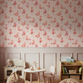 Flamingo Goals Pink Mural Wallpaper - room preview 04