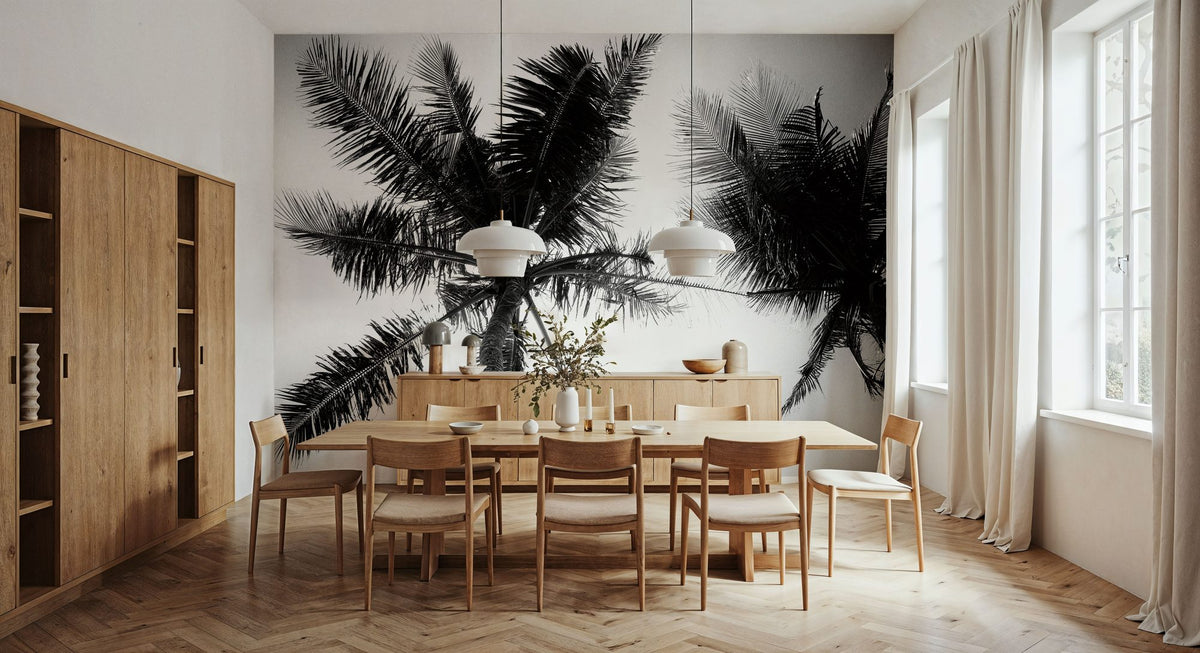 Palm Tree Looking Up II Mural Wallpaper - room preview 04