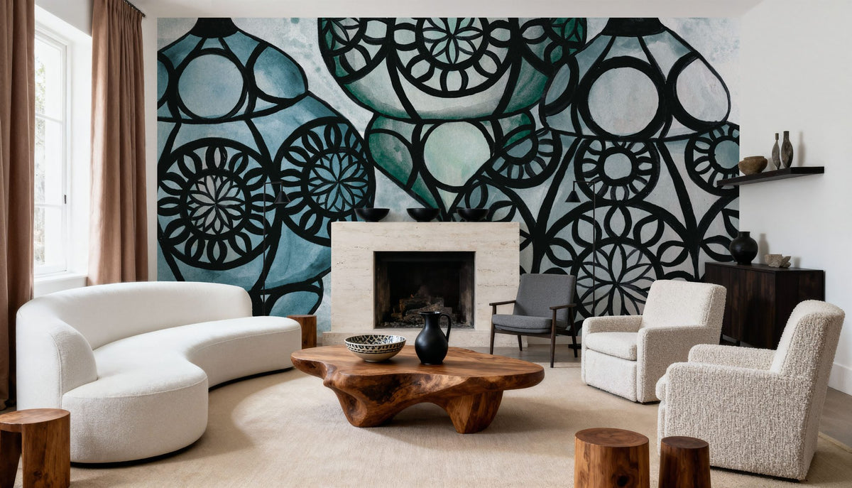 Moroccan Street Lanterns Mural Wallpaper - room preview 04