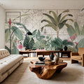 Exotic Wildlife V-I Mural Wallpaper - room preview 04