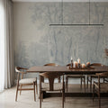 Forest Immersion Pale Blue Mural Wallpaper - room preview 04