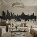 Liverpool England Skyline Concrete Mural Wallpaper - room preview 04