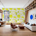 Summer Lemon Love Mural Wallpaper - room preview 04