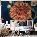 Autumn Blooms V Mural Wallpaper - room preview 04