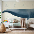 Ocean Life Whale Mural Wallpaper - room preview 04
